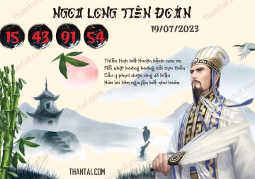 Ngọa Long Tiên Đoán 19/07/2023