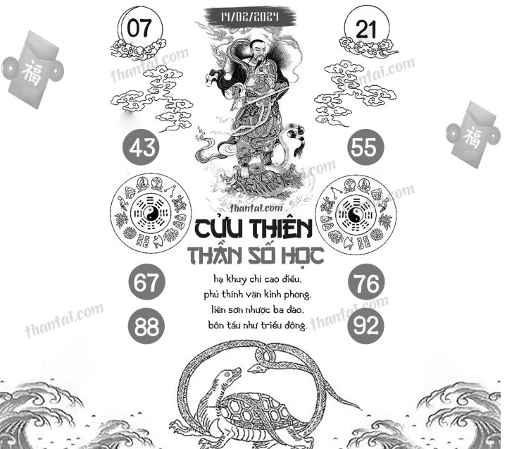 CỬU THIÊN THẦN SỐ HỌC 30/01/2024