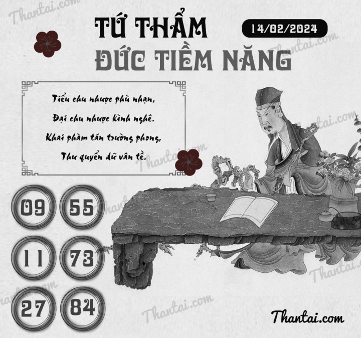 TỨ THẨM ĐỨC TIỀM NĂNG 30/01/2024