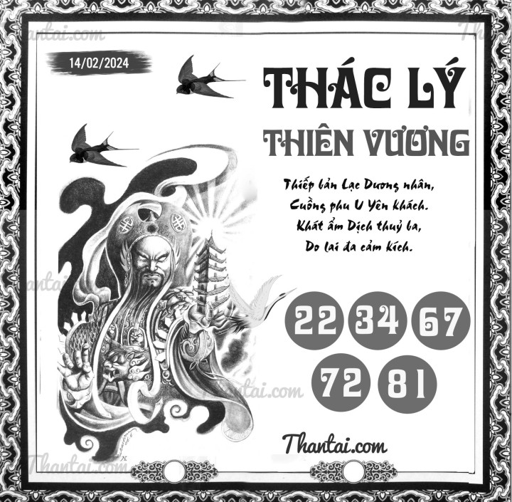 THÁC LÝ THIÊN VƯƠNG 30/01/2024