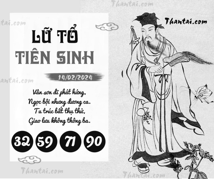 LỮ TỔ TIÊN SINH 30/01/2024