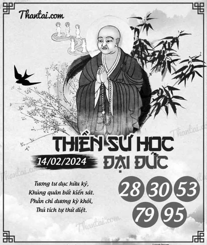 THIỀN SƯ HỌC ĐẠI ĐỨC 30/01/2024