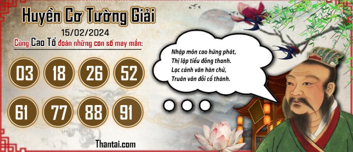 Huyền Cơ Tường Giải 31/01/2024