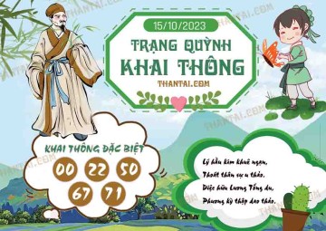 Trạng Quỳnh Khai Thông 15/02/2024