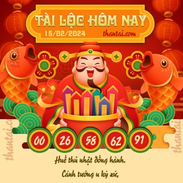 Tài Lộc Hôm Nay 15/02/2024