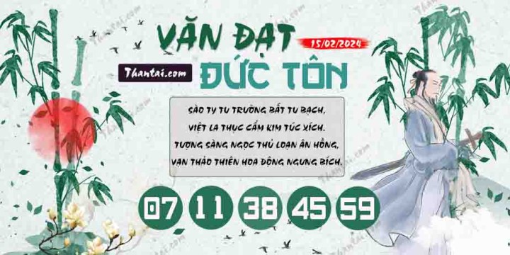 Văn Đạt Đức Tôn 31/01/2024