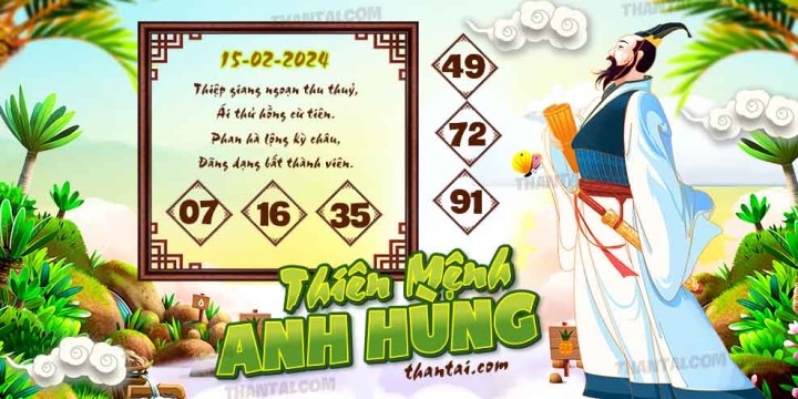 THIÊN MỆNH ANH HÙNG 31/01/2024