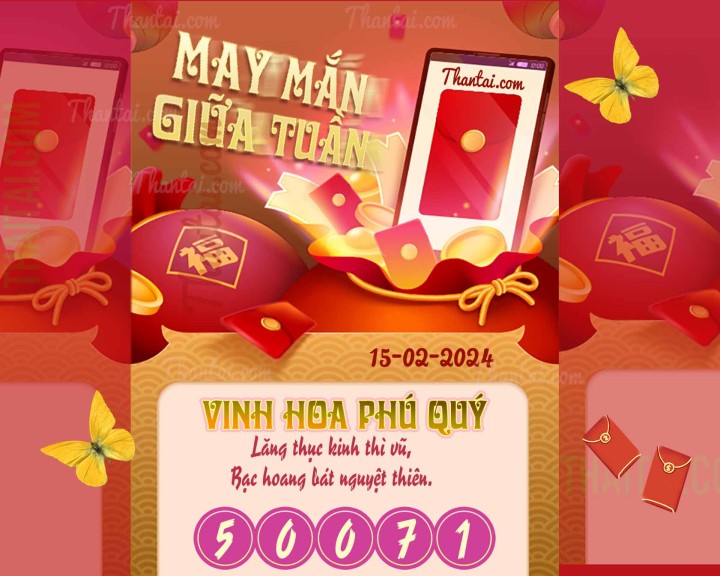 May Mắn Giữa Tuần 31/01/2024
