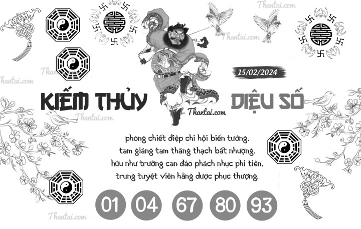 KIẾM THỦY DIỆU SỐ 31/01/2024