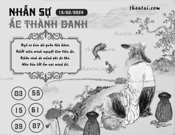 NHẪN SỰ ẮC THÀNH DANH 15/02/2024