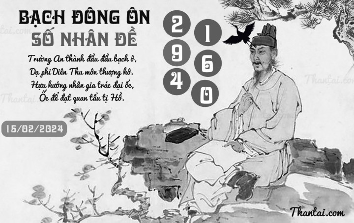 BẠCH ĐÔNG ÔN 31/01/2024