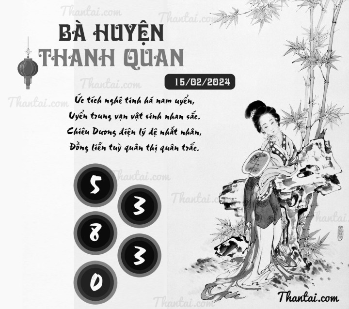 BÀ HUYỆN THANH QUAN 31/01/2024
