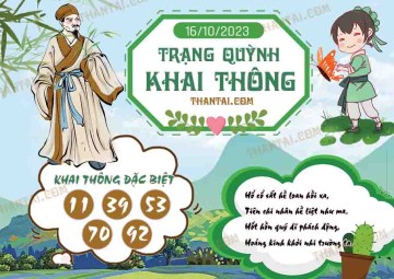 Trạng Quỳnh Khai Thông 16/02/2024