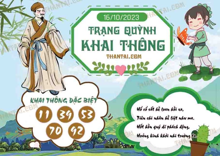 Trạng Quỳnh Khai Thông 01/02/2024