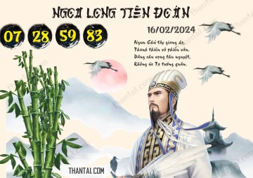 Ngọa Long Tiên Đoán 16/02/2024