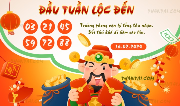 ĐẦU TUẦN LỘC ĐẾN 01/02/2024