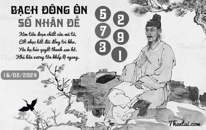 BẠCH ĐÔNG ÔN 01/02/2024