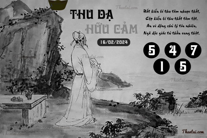 THU DẠ HỮU CẢM 01/02/2024