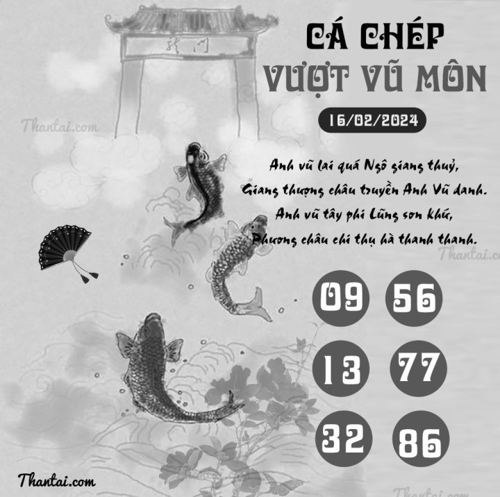 CÁ CHÉP VƯỢT VŨ MÔN 01/02/2024