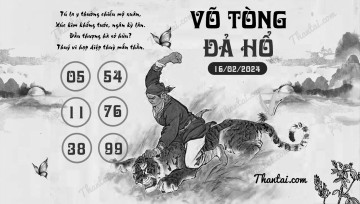 VÕ TÒNG ĐẢ HỔ 16/02/2024