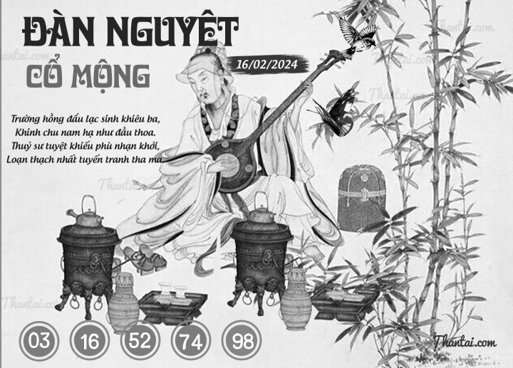 ĐÀN NGUYỆT CỔ MỘNG 01/02/2024