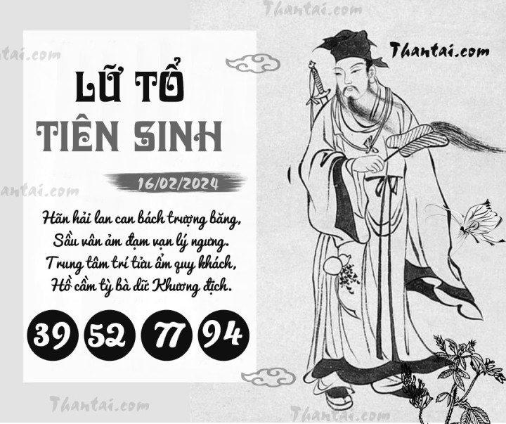 LỮ TỔ TIÊN SINH 01/02/2024