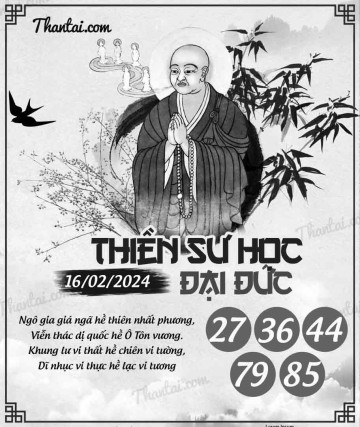 THIỀN SƯ HỌC ĐẠI ĐỨC 16/02/2024