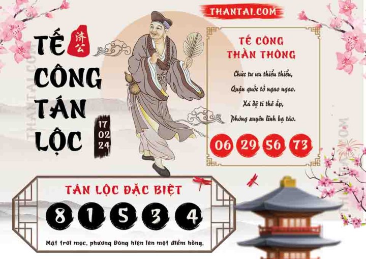 Tế Công Tán Lộc 02/02/2024