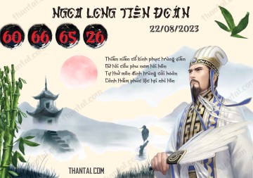 Ngọa Long Tiên Đoán 22/08/2023