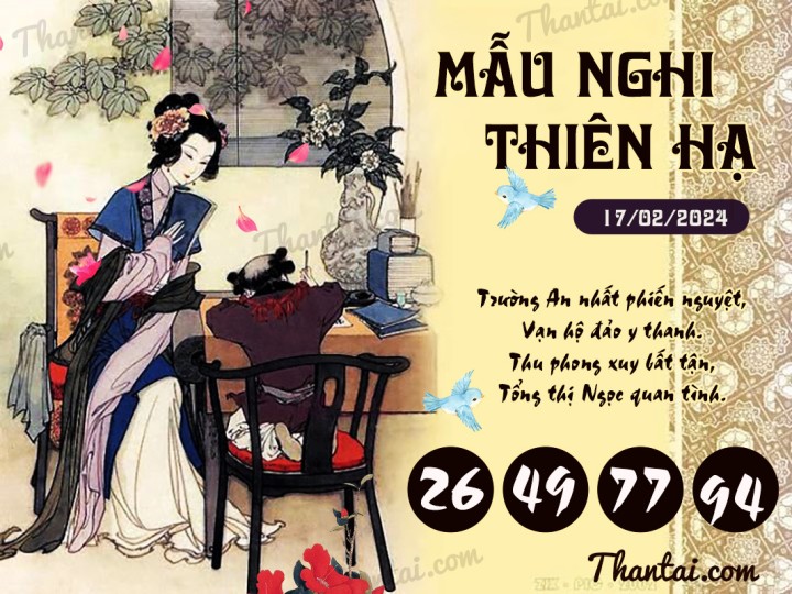 Mẫu Nghi Thiên Hạ 02/02/2024