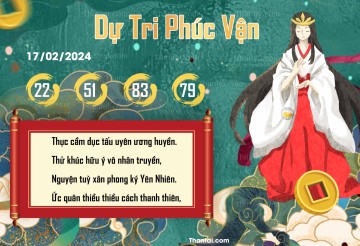 DỰ TRI PHÚC VẬN 17/02/2024