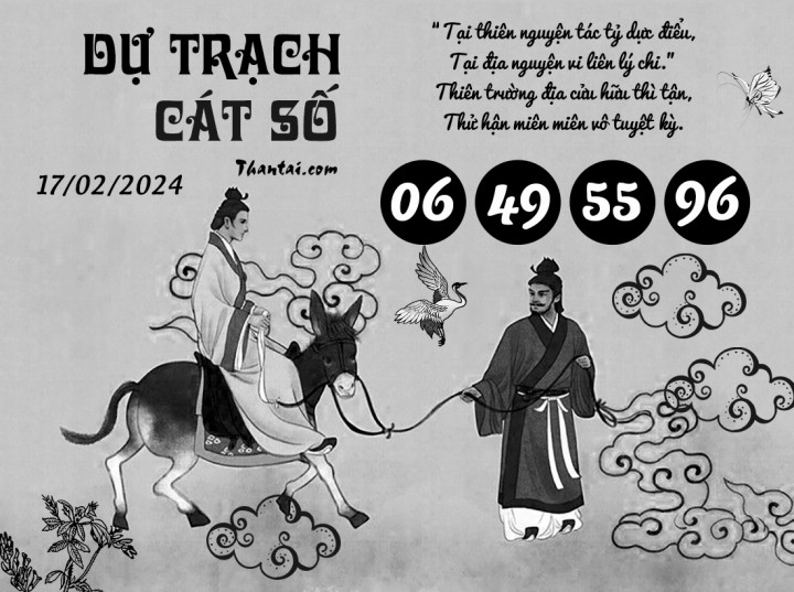 DỰ TRẠCH CÁT SỐ 02/02/2024