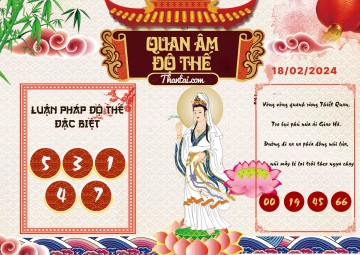 Quan Âm Độ Thế 18/02/2024