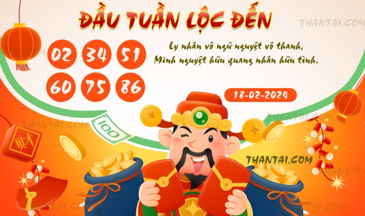 ĐẦU TUẦN LỘC ĐẾN 03/02/2024