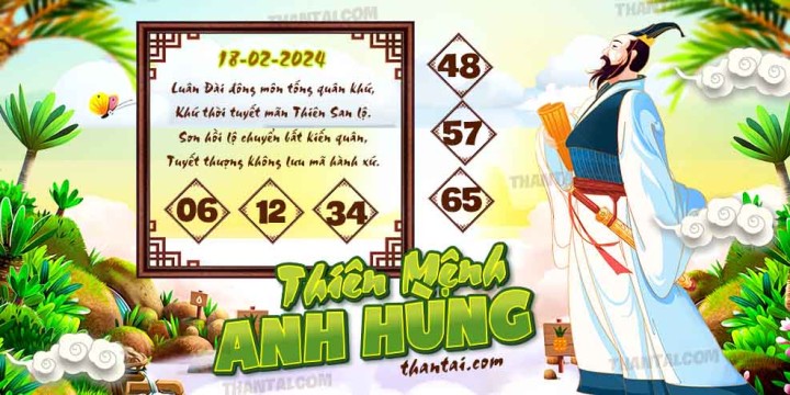 THIÊN MỆNH ANH HÙNG 03/02/2024