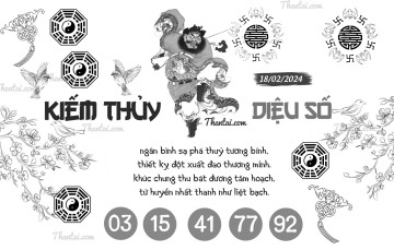 KIẾM THỦY DIỆU SỐ 18/02/2024