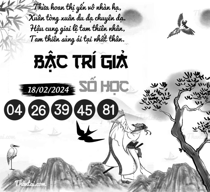 BẬC TRÍ GIẢ SỐ HỌC 03/02/2024