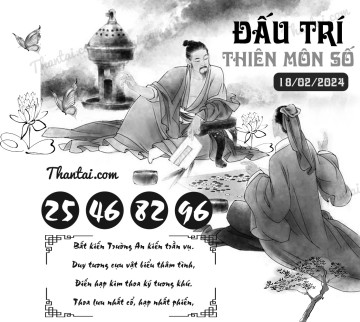ĐẤU TRÍ THIÊN MÔN SỐ 18/02/2024