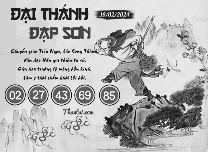 ĐẠI THÁNH ĐẠP SƠN 03/02/2024