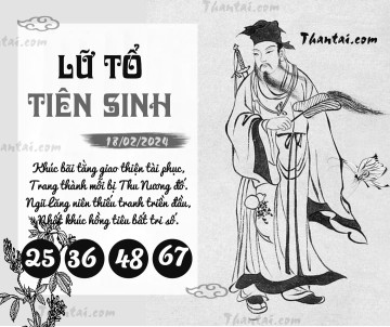 LỮ TỔ TIÊN SINH 18/02/2024