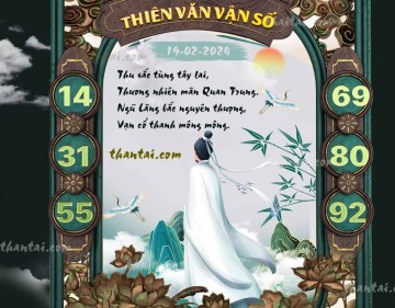 THIÊN VĂN VẬN SỐ 19/02/2024
