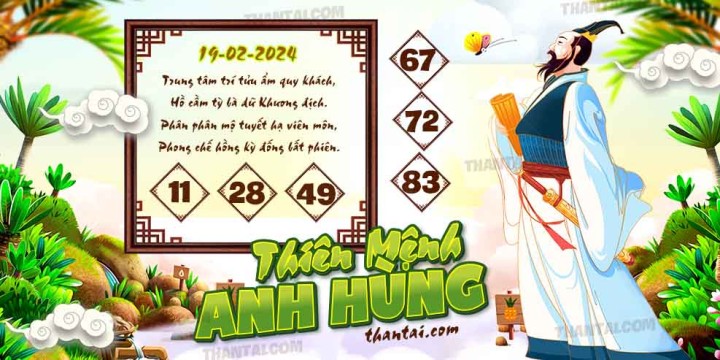 THIÊN MỆNH ANH HÙNG 04/02/2024