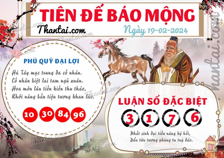 Tiên Đế Báo Mộng 04/02/2024