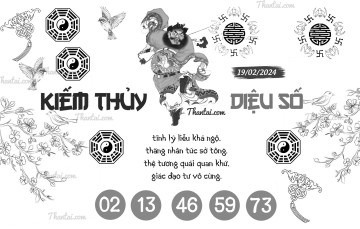 KIẾM THỦY DIỆU SỐ 19/02/2024