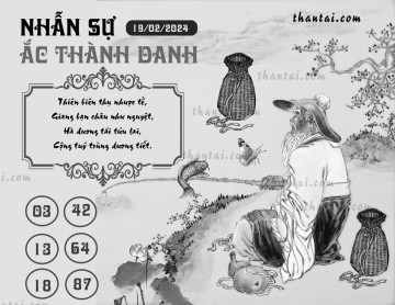 NHẪN SỰ ẮC THÀNH DANH 19/02/2024