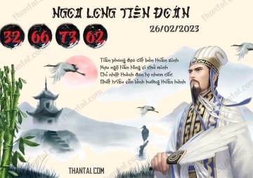 Ngọa Long Tiên Đoán 26/02/2023