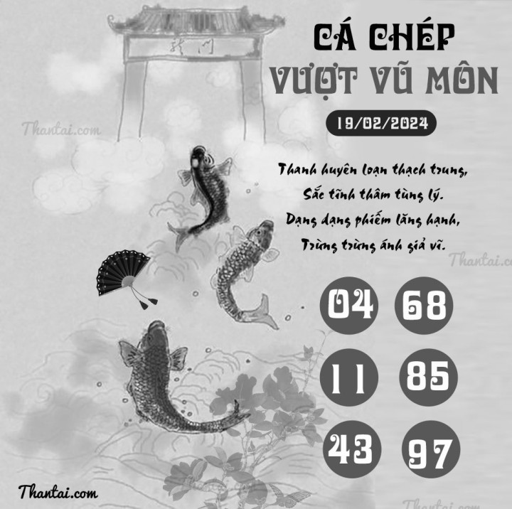 CÁ CHÉP VƯỢT VŨ MÔN 04/02/2024