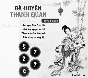 BÀ HUYỆN THANH QUAN 19/02/2024