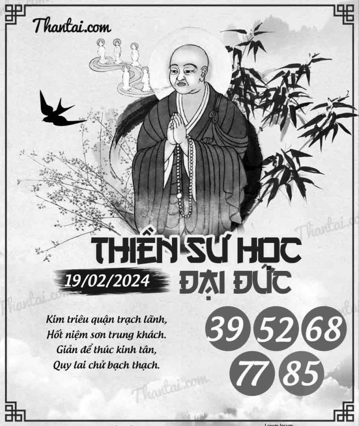 THIỀN SƯ HỌC ĐẠI ĐỨC 04/02/2024