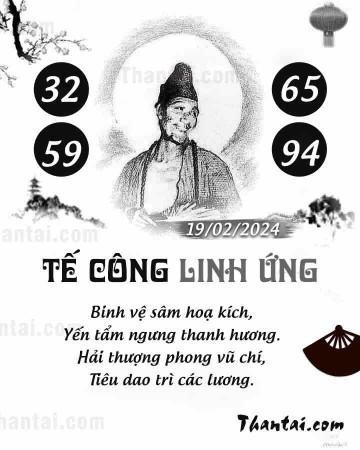 TẾ CÔNG LINH ỨNG 19/02/2024